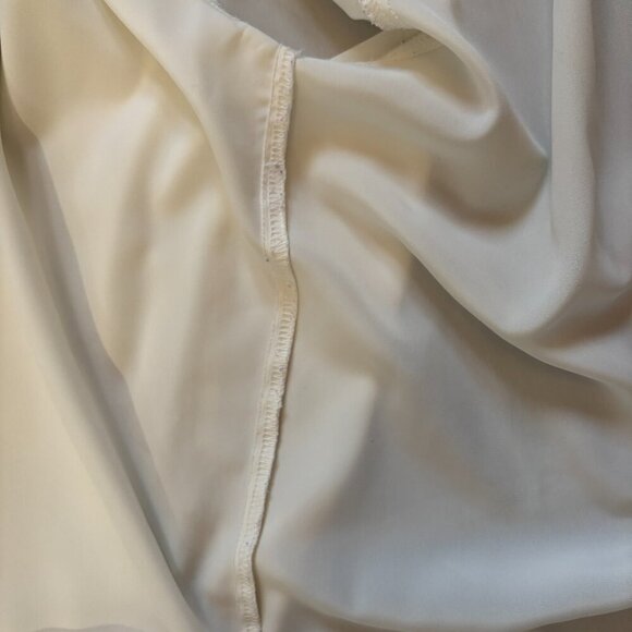 Vintage White Blouse with Embroidered Collar and Front Detail - Picture 13 of 15